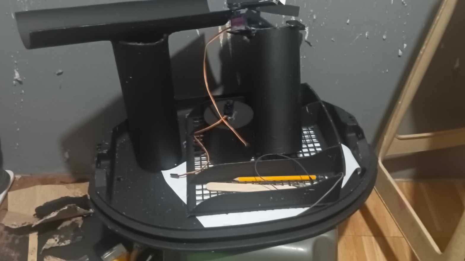 Arduino Color Ball Sorter Final Structure